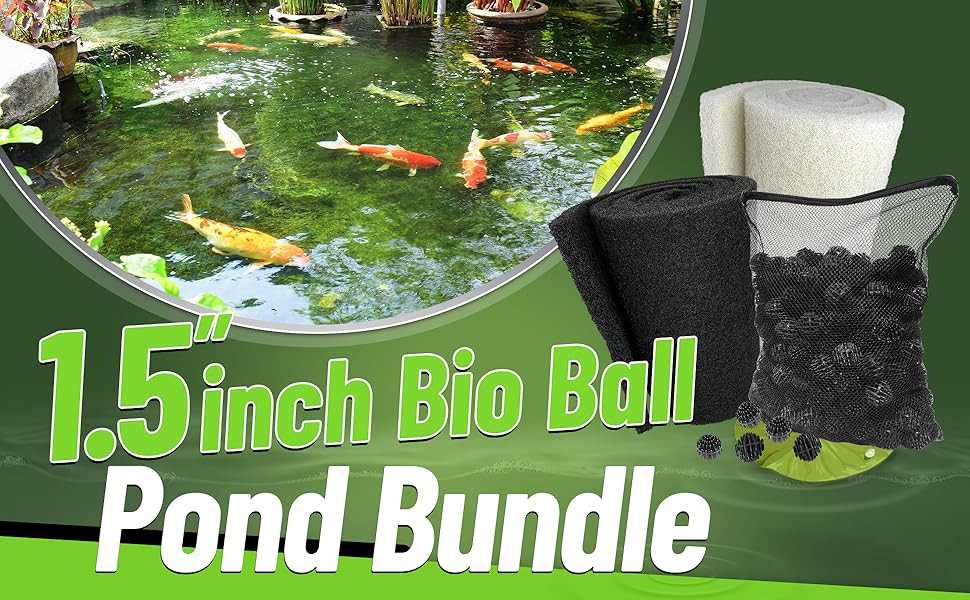 Aquatic Experts Bio Balls Filter Media Bulk 1.5 Inch Bio