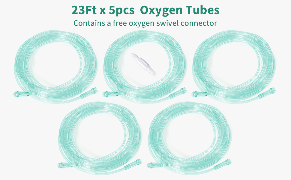 ANSNF 23Ft Oxygen Tubing, Crush Resistant High Flow Oxygen