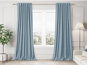 Blue Blackout Curtains