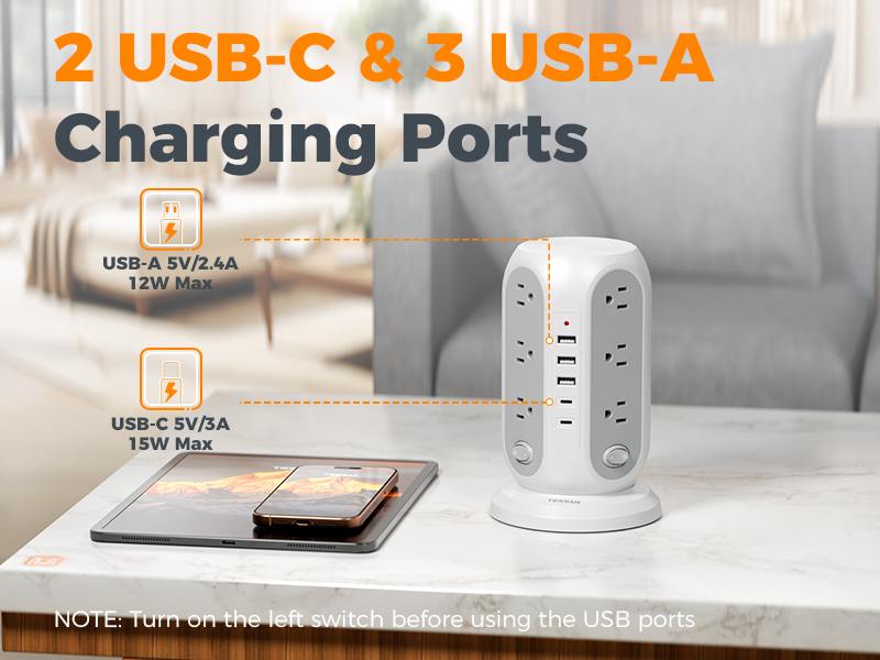 Surge protector tower