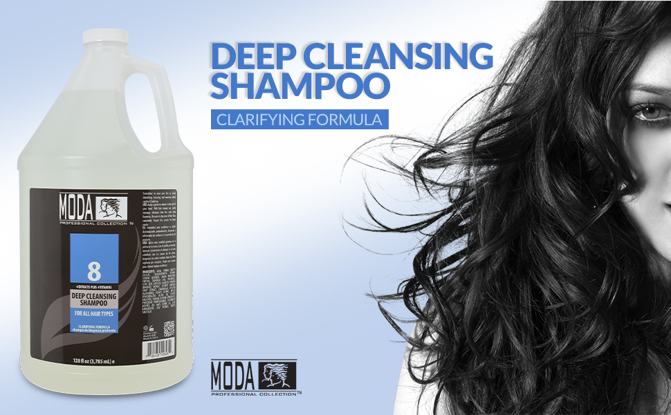 Amazon.com : MODA - Deep Cleansing Shampoo with 4 Extracts