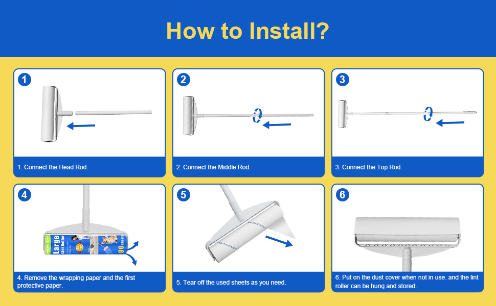 Sticky Rollers for Floor
