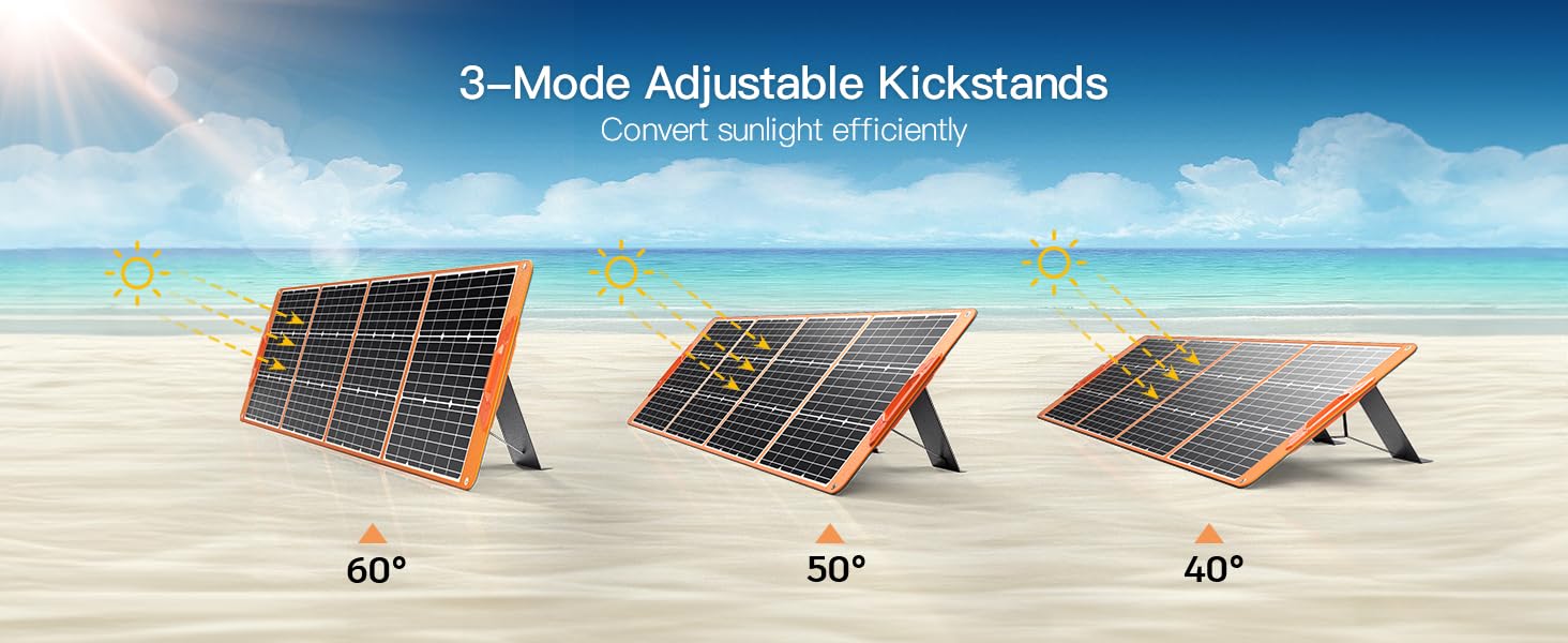 solar panel with kickstand