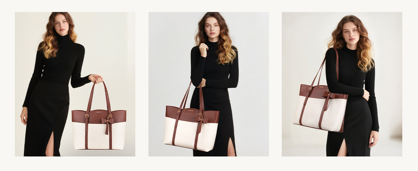 MOSISO Laptop Tote Bag for Women