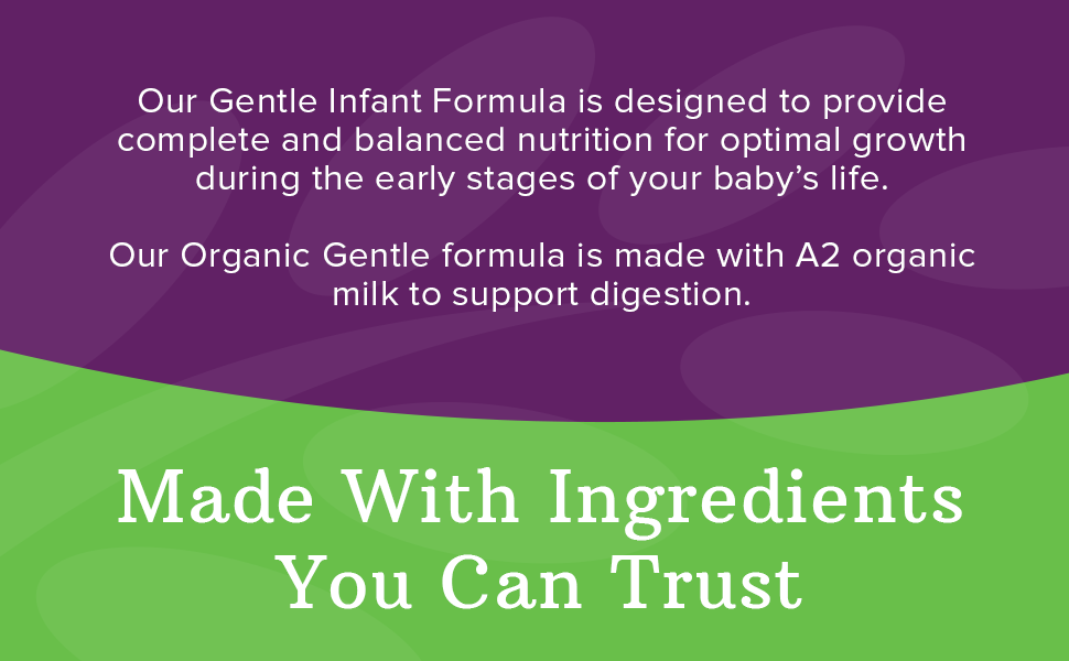 Baby's Only Organic Gentle Infant Formula Organic Baby Formula With A2 Organic