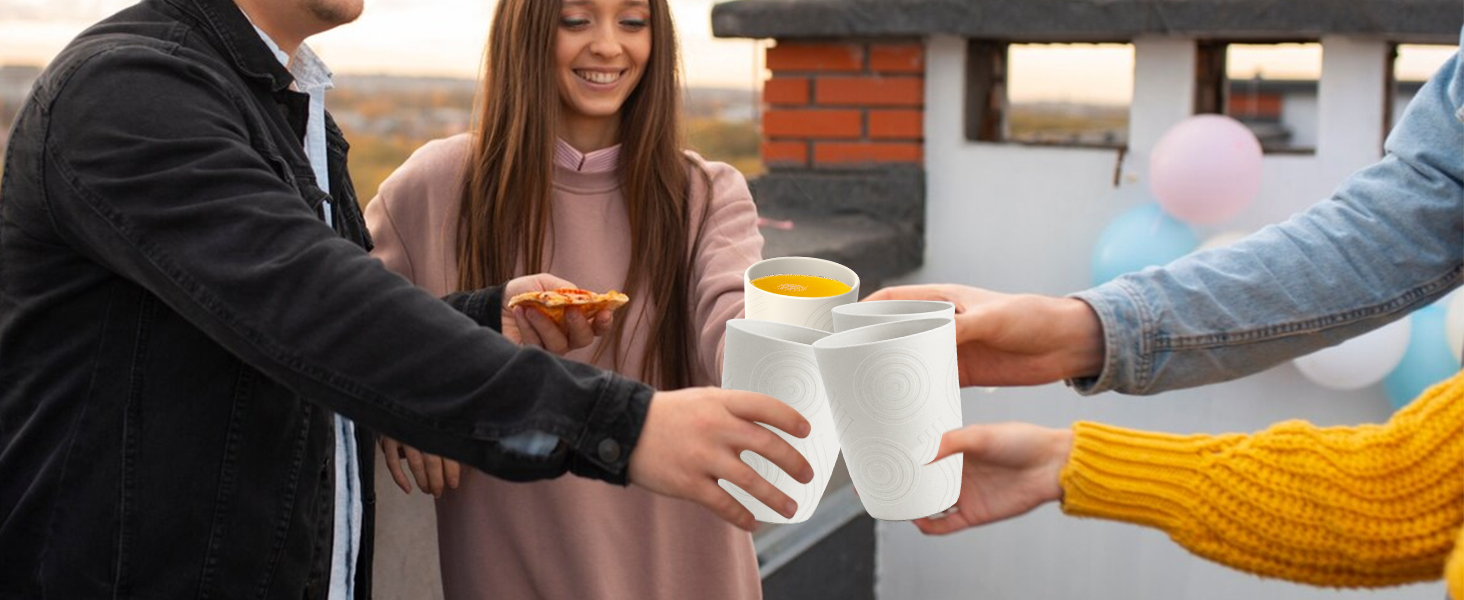 drinking glasses set of 6 reusable plastic cups camping cups kitchen cups plastic drinking cups