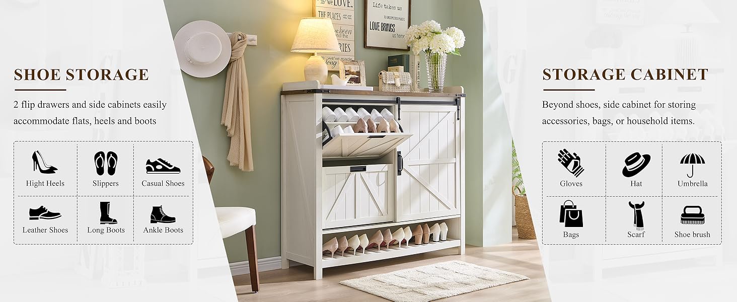 shoe cabinet for entryway