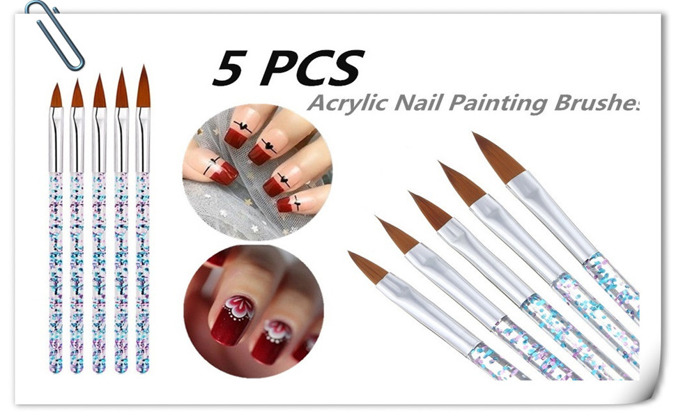 Description Picture 6 of itemYIKOOLIN 31PCS Nail Art Brushes Nail Art Tool Set Double Ended Nail Dotting Tools Nail Dust Brush Acrylic Brush Manicure Tools