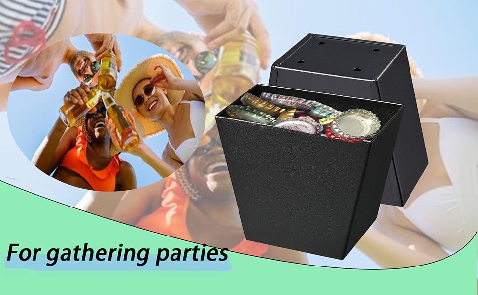 HAIICEN Black Beer Bottle Cap Catcher Wall Mounted Beer Cap