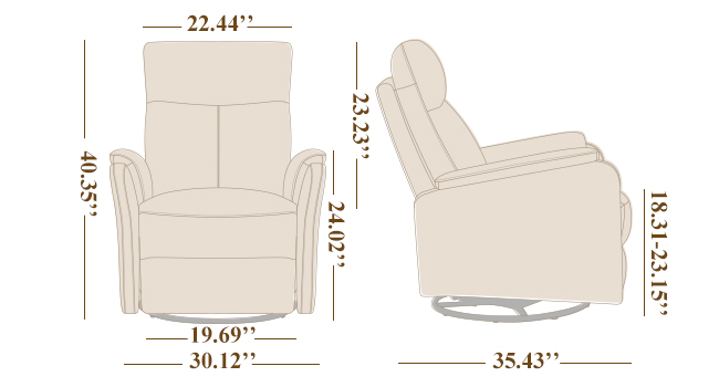 swivel glider chair