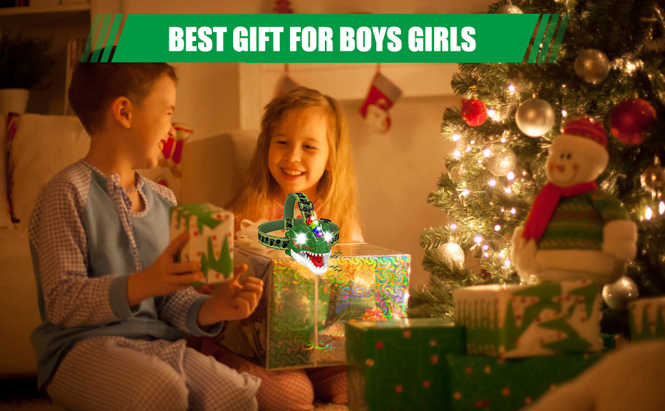 Rechargeable Dinosaur Headlamp