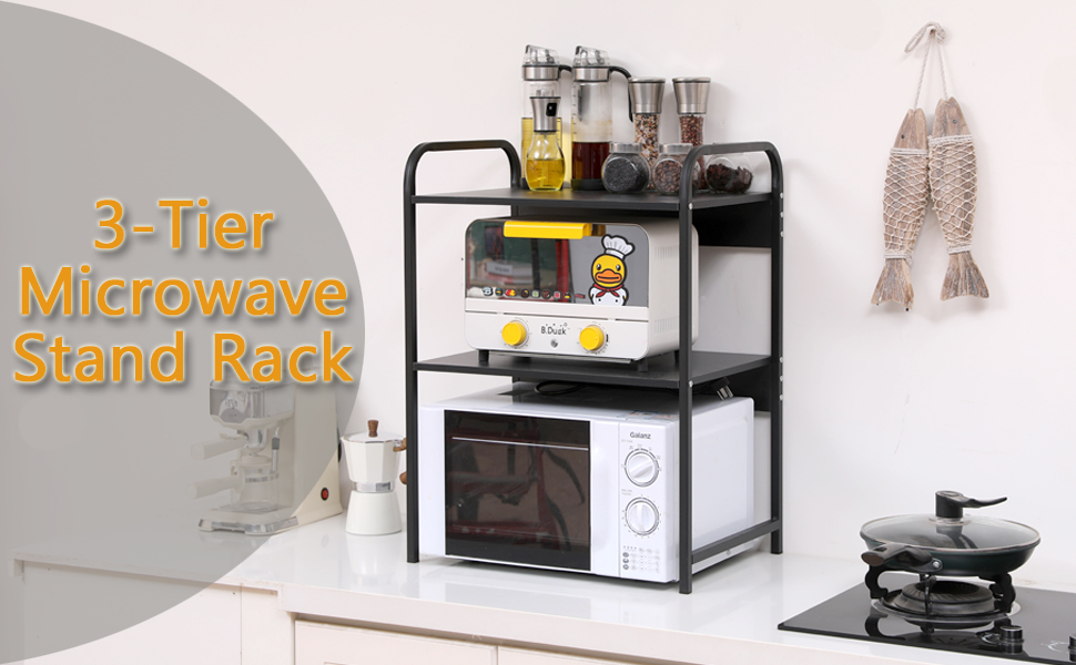 3 Tiers Microwave Oven Rack