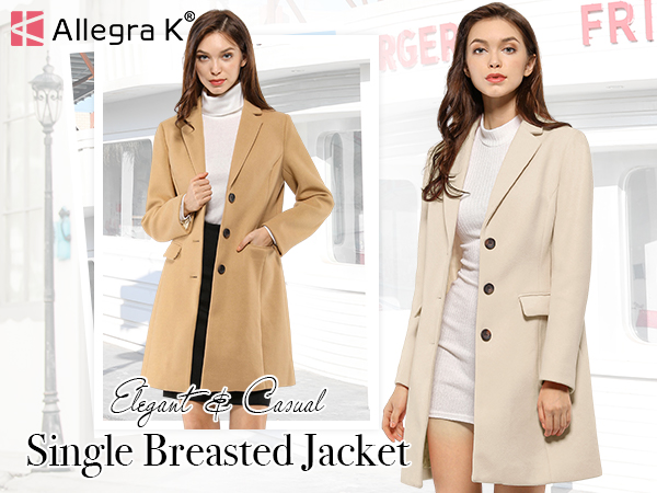 Amazon.com: Allegra K Women's Winter Coats 2025 Single