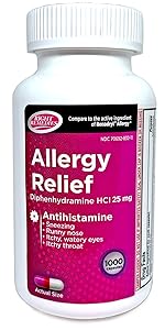 Allergy Relief 1000ct Capsules