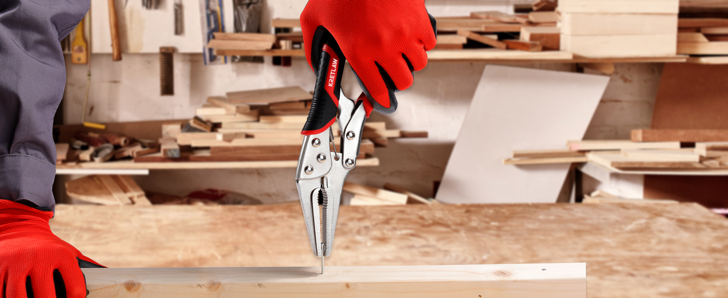 KRETLAW Curved Jaw Vise Grip Pliers2
