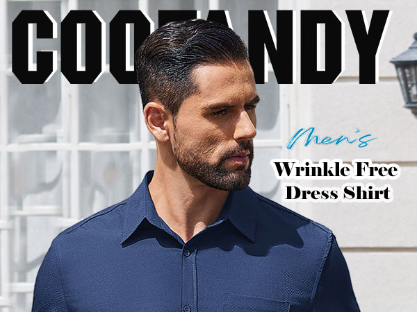 Amazon.com: COOFANDY Dress Shirts for Men Regular Fit Button