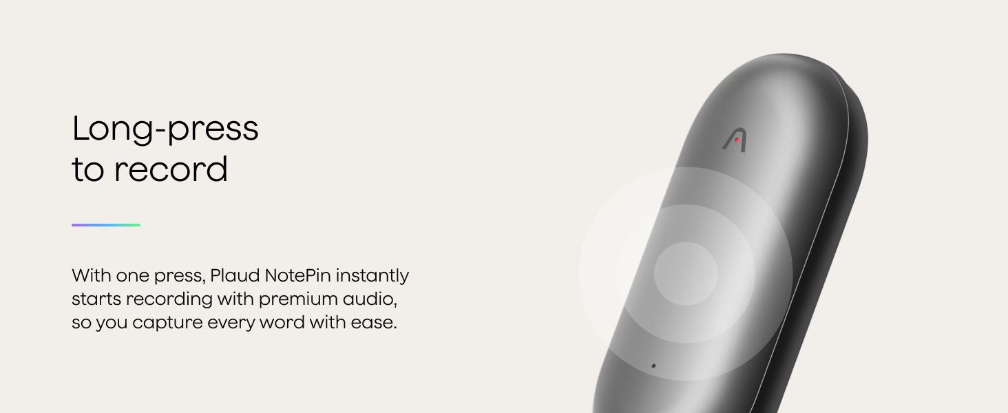 Plaud NotePin Voice Recorder