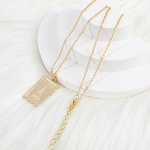 Gold Eiffel Tower Pendant Necklace for Women