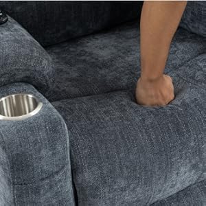 overstuffed recliner chair