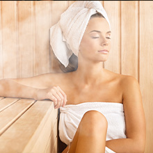 sauna infusion ice crystals