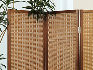 furnnylane 6 panel bamboo room divider