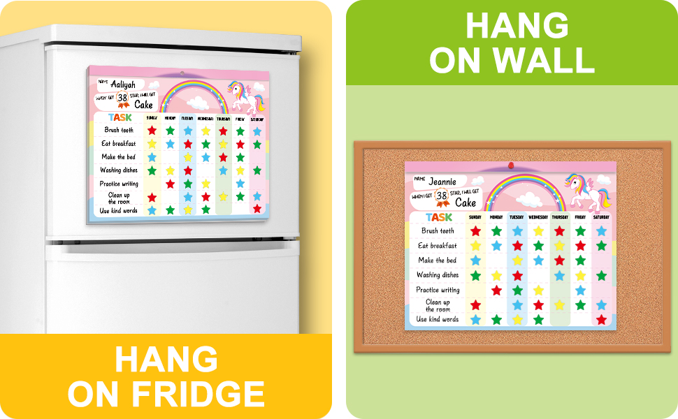 Unicorn Behavior Reward Chart Yok143-3