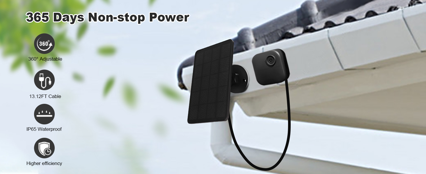 blink solar panel