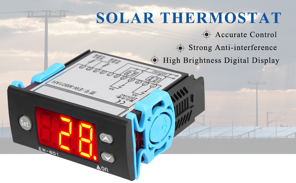 Digital Temperature Controller, Solar Water Heater Temperature