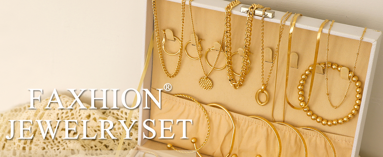 Gold Jewelry Set