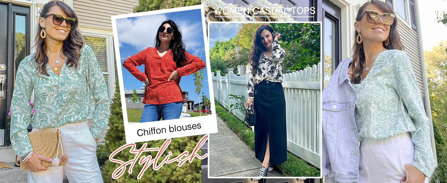 long sleeve blouse for women