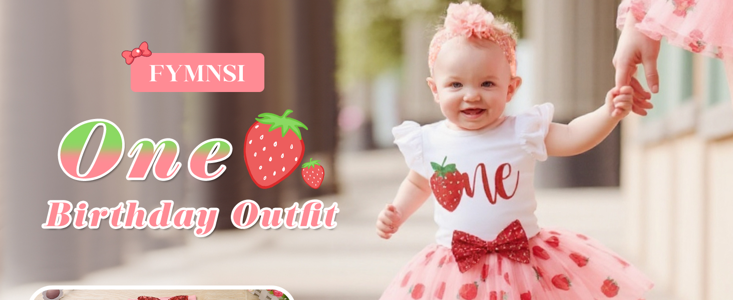 Baby Girl Birthday Outfit