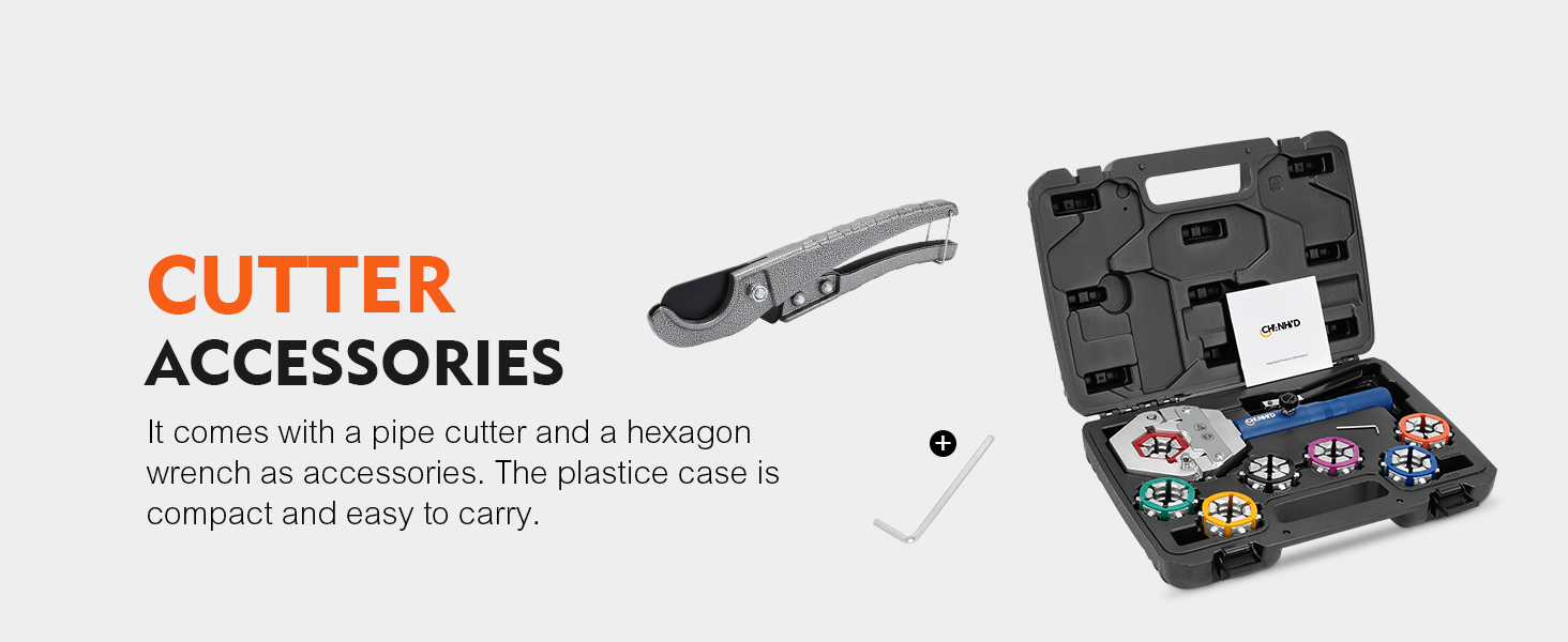 CHANHYD Hydraulic Hose Crimper 71500 HydraKrimp Manual A/C Kit for Air