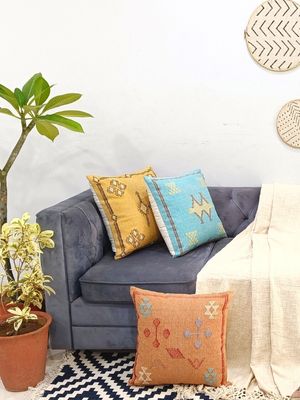 Handmade Decorative Sabra Throw Pillow Cover Cotton Handloom Beautiful Premium Super High Quality