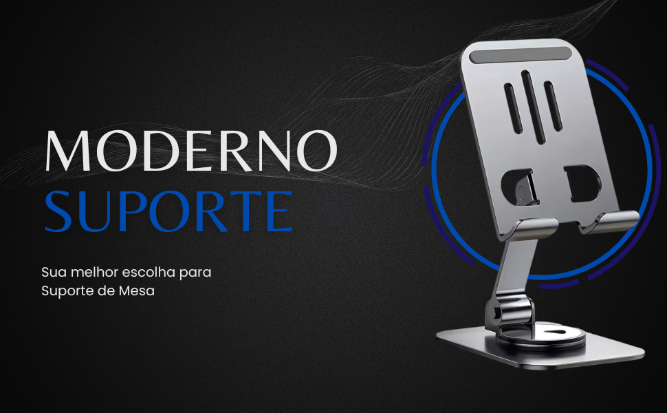 Suporte para Celular no Escritório Suporte de Celular para Videochamada