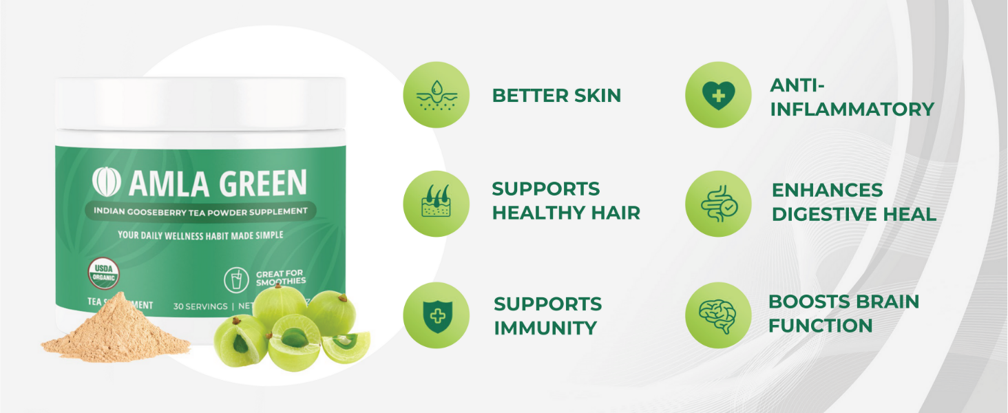 Amla Green powder indian gooseberry