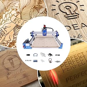 CNC Router Machine Kit 4040 Engraving Milling Machine 100W USB CNC Engraving Machine for Industrial Advertising Arts and Crafts DIY Design Carving Plastic Wood 19 4040 Engraving Milling Machine