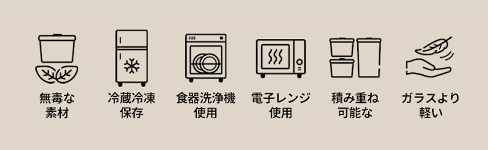 Amazon | VAKUEN プレミアム真空保存容器 正方形3サイズセット