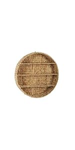 Amazon.com: Deco 79 Dried Plant Round 3 Shelf Wall Shelf, 24
