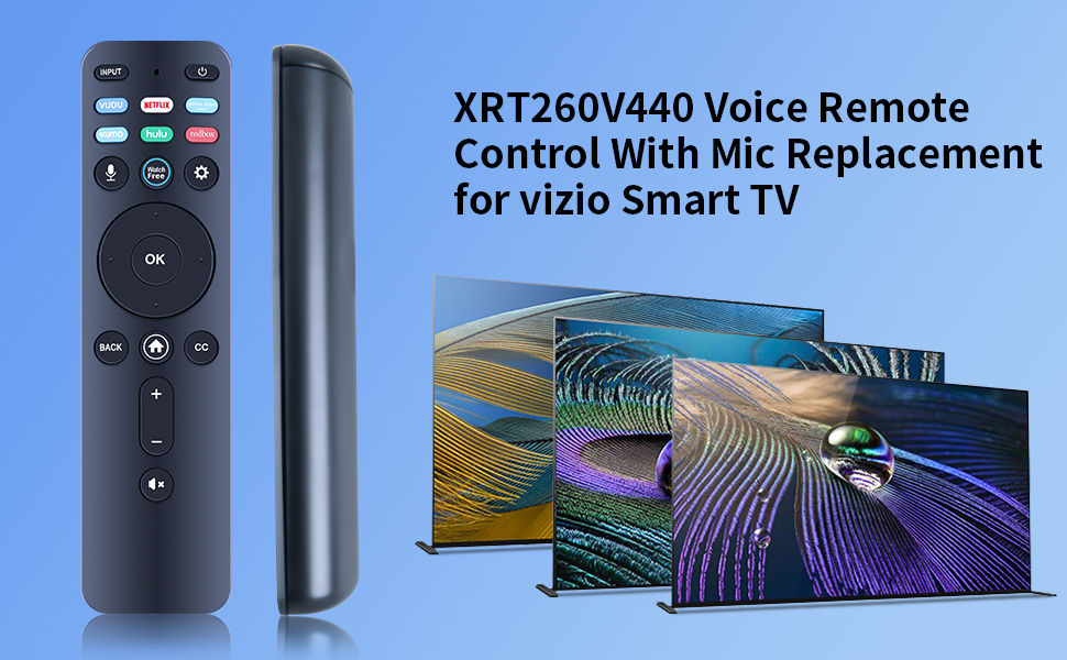 XRT260 Replacement Voice Remote Control for Vizio VSeries