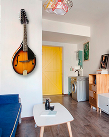 Support mural pour guitare