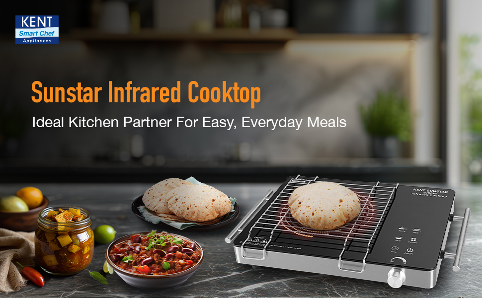 KENT Sunstar Infrared cooktop