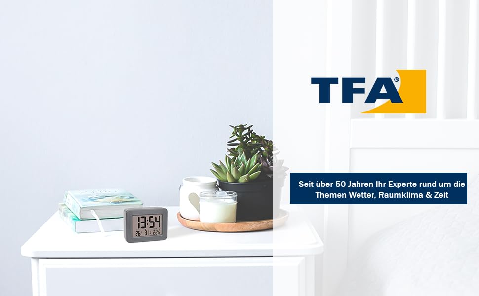 TFA Dostmann Digital Travel, 60.2044.10, Battery Operated, with Loud