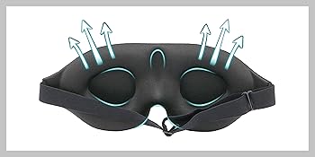 Schlafmaske 3d Augenmaske Schlafmaske für Seitenschläfer Schlafmaske Herren Schlafmaske Frauen 