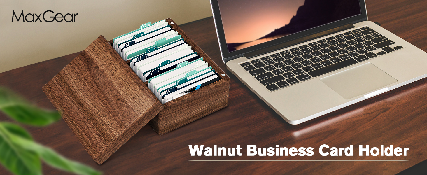 MaxGear Business Card Holder 2.2 X 3.5 Inch Index Card