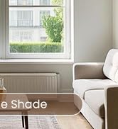 Grandekor 2 Pack No Drill Arch Window Shades 24" X 48" Blackout Cordless Honeycomb Blinds for Hal...