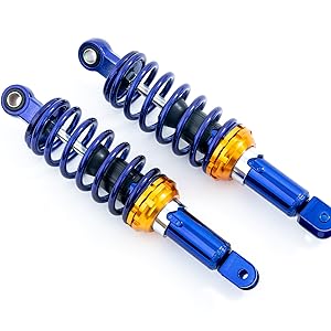 Amazon | 【x-cars】280mm リアサスペンション 汎用品 青 コの字