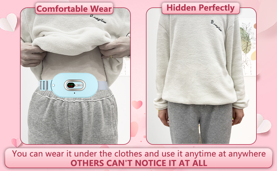 Menstrual Heating Pad for CrampsPortable Cordless Period Heating Pad