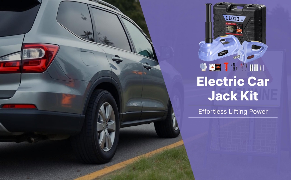 electric car jack kit