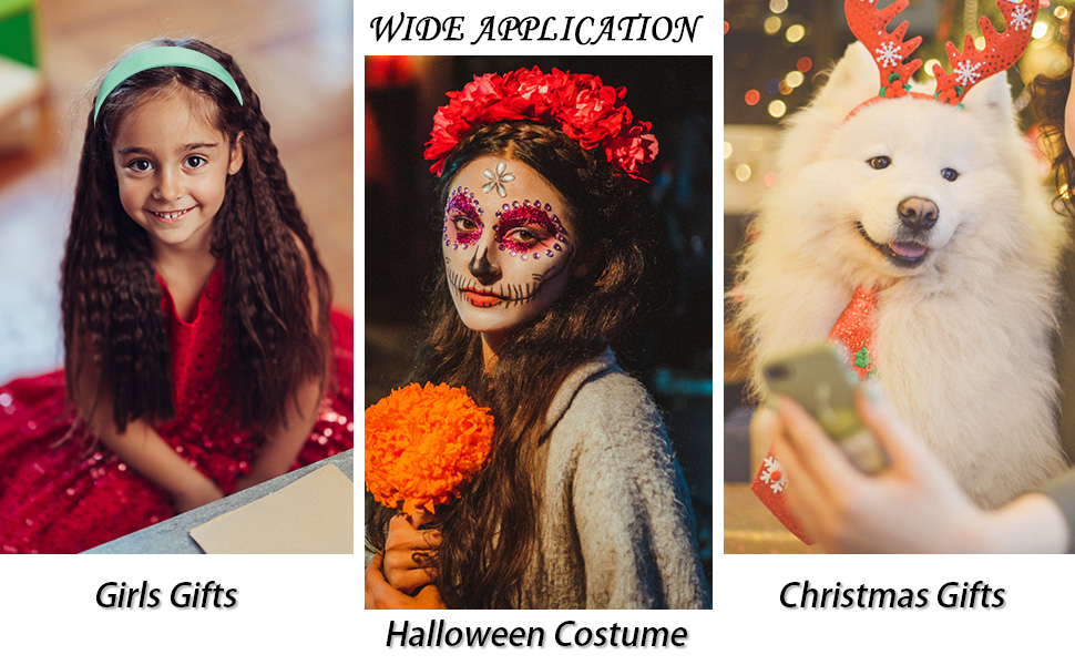 lake green hair accessories 