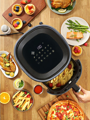 Amazon.co.jp: ノンフライヤー エアフライヤー 4.5L 大容量 家庭